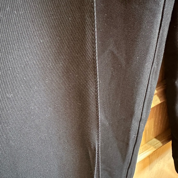 NWT Ophelia Roe Soft Drape Black Ankle Pants Elastic Waist With and Pockets L - Picture 10 of 11